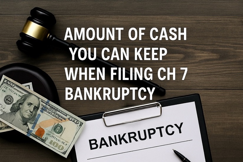 Amount Of Cash You Can Keep When Filing Ch 7 Bankruptcy
