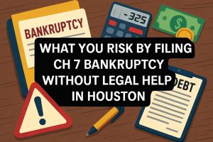 What You Risk By Filing Ch 7 Bankruptcy Without Legal Help In Houston